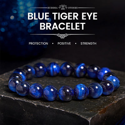 Foviel Blue Tiger Eye Protection Bracelet