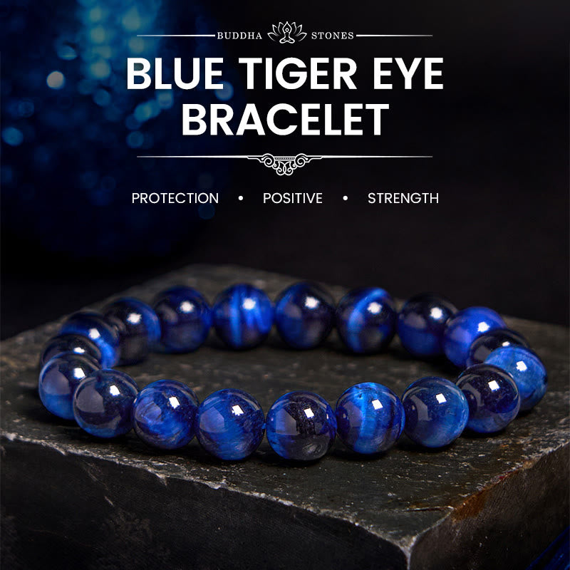 Foviel Blue Tiger Eye Protection Bracelet