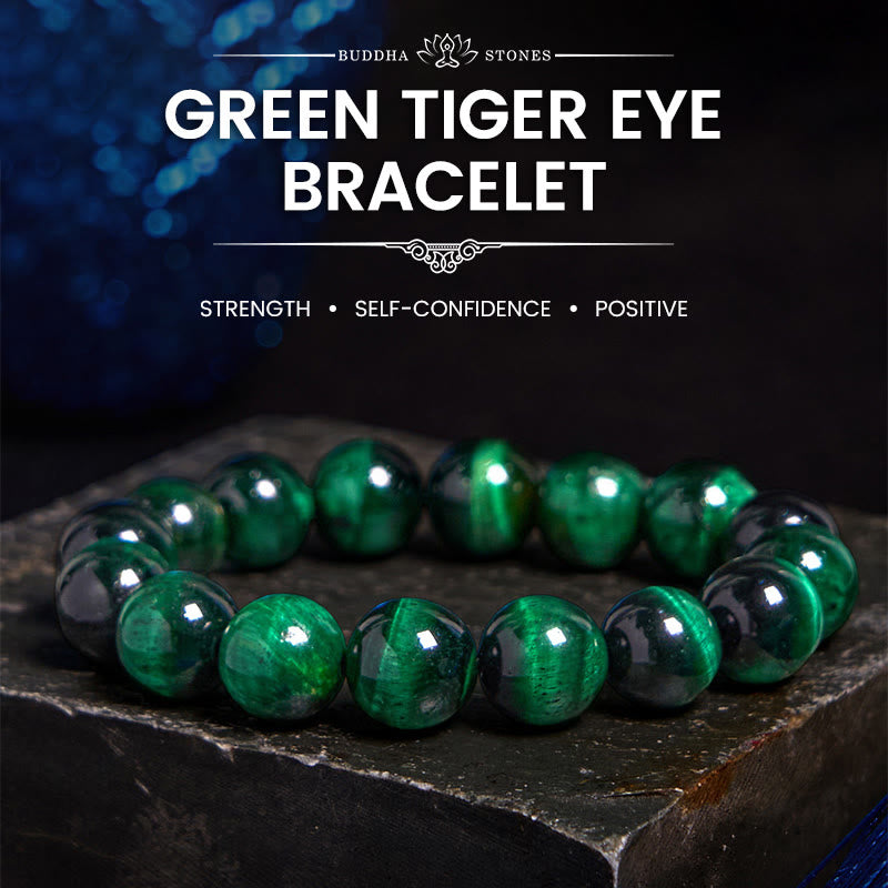 Foviel Tigerauge Wachstum Heilende Energie Armband