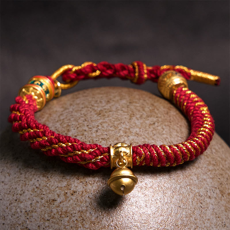 Foviel Tibetische Om Mani Padme Hum Geschnitzte Zakiram Göttin des Reichtums Charm Amulett Armband