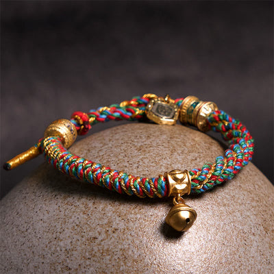 Foviel Tibetische Om Mani Padme Hum Geschnitzte Zakiram Göttin des Reichtums Charm Amulett Armband