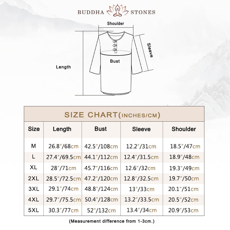Chemise Tang chinoise à demi-manches pour hommes Foviel, couleur unie, avec boutons brandebourgs