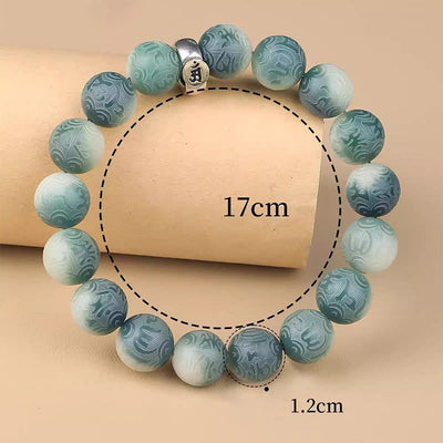 Buddha Stones Chinese Zodiac Bodhi Seed Om Mani Padme Hum Engraved Wisdom Bracelet - image 16