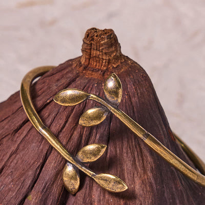 Foviel Glücks Clover Kupfer Messing Heilendes Armband
