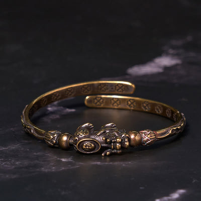 Foviel Pi Xiu tragenden Münz Ingot Kupfer Messing Glück Reichtum Armband Verwirrtheit