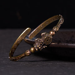 Foviel Pi Xiu tragenden Münz Ingot Kupfer Messing Glück Reichtum Armband Verwirrtheit