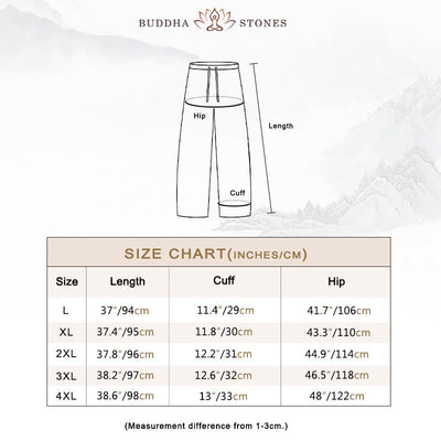 Buddha Stones Casual Cotton Women's Yoga Pants With Pockets - image 4