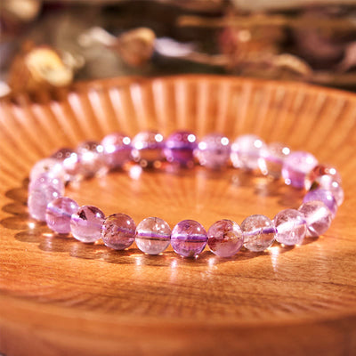 Foviel Natural Purple Phantom Love Wisdom Bracelet
