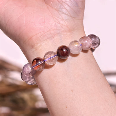 Foviel Natural Purple Phantom Love Wisdom Bracelet