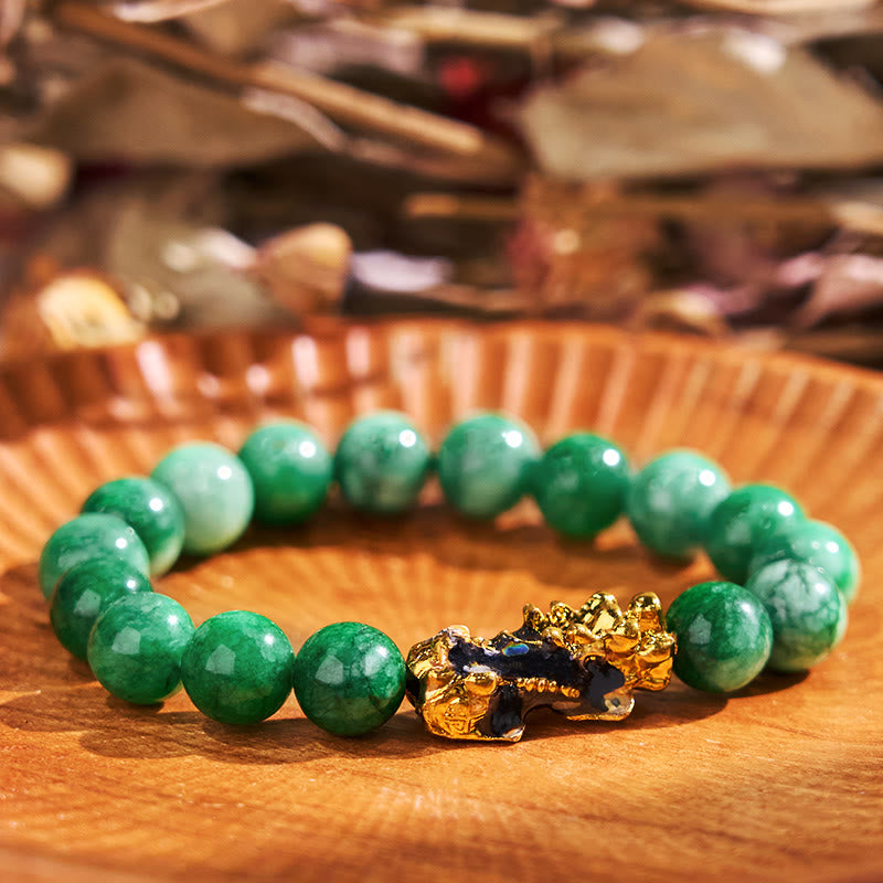 Foviel FengShui PiXiu Jade Protection Bracelet