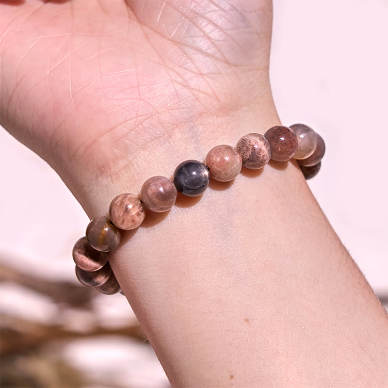 Foviel Black Moonstone Beruhigendes Armband