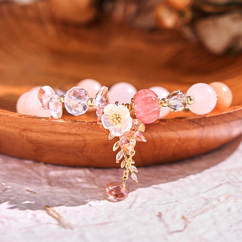 Foviel Blau Kristall Amethyst Sun Stone grüner Aventurin spirituell Armband