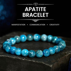 Bracelet de motivation Foviel en apatite