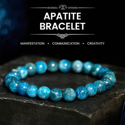 Bracelet de motivation Foviel en apatite