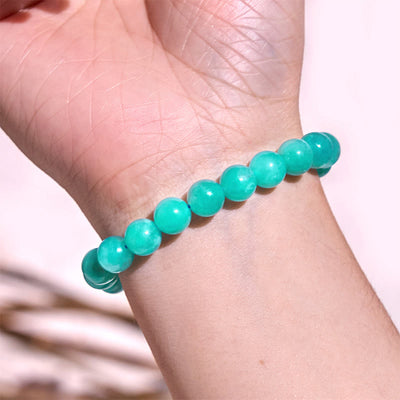 Foviel Amazonit positive Balance Armband