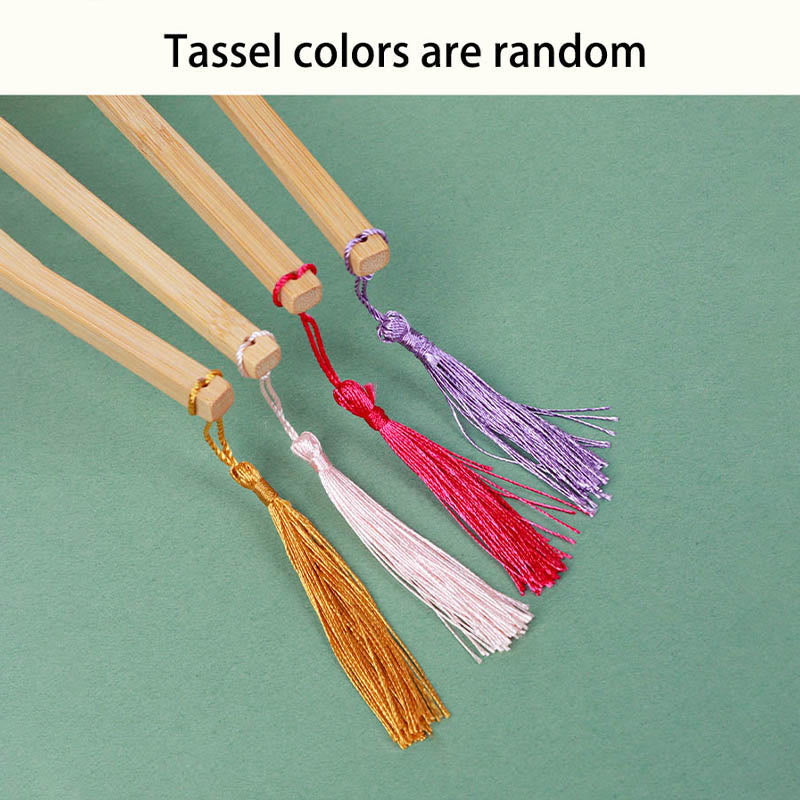 Buddha Stones DIY Chinese Lacquer Fan Blank Painting Handheld Fan Fan BS 12