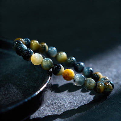 Buddha Stone Various Tiger Eye Confidence Bracelet Bracelet BS 100