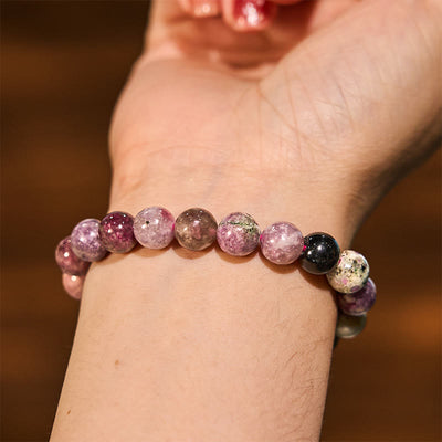 Buddha Stone Various Crystals Malachite Lazurite Lapis Lazuli Hemimorphite Calmness Bracelet - image 43