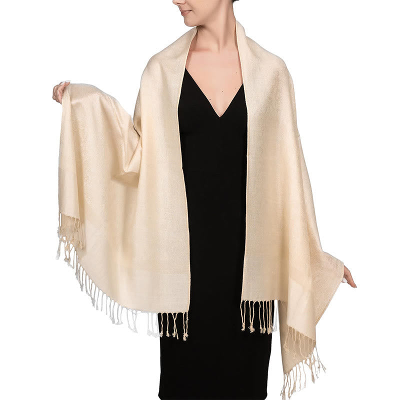 Foviel Tibetischer Cashew Jacquardigalls Schal Frühling Herbst Winter Warm Gemütlicher Schal Wrap