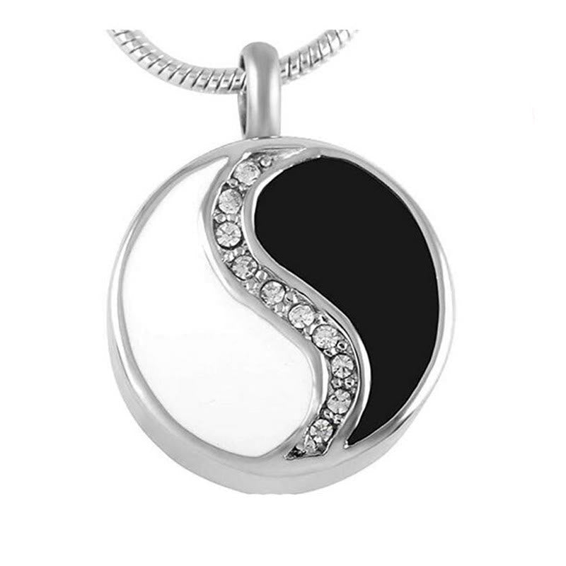 Foviel Yin Yang Titanium Steel Harmony Necklace Pendant