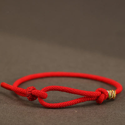 Bracelet chance Foviel fil rouge en argent sterling 925 et pièce en argent sterling 999