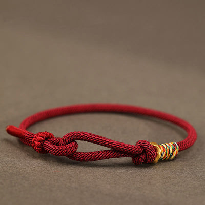 Bracelet chance Foviel fil rouge en argent sterling 925 et pièce en argent sterling 999