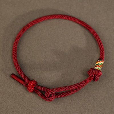Bracelet chance Foviel fil rouge en argent sterling 925 et pièce en argent sterling 999