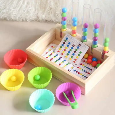 Rainbow Beads Clip Music