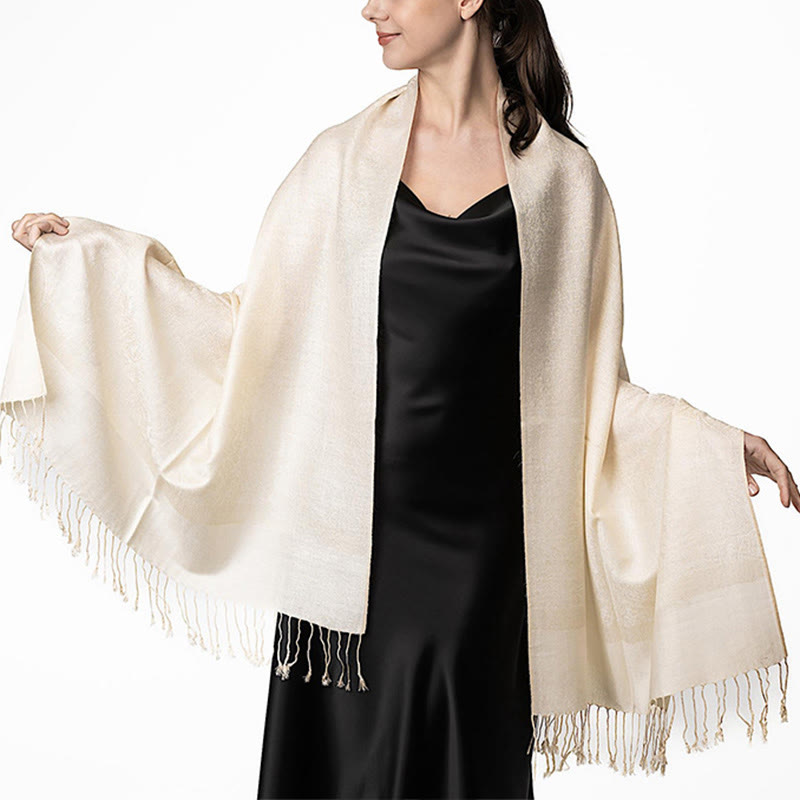Foviel Tibetischer Cashew Jacquardigalls Schal Frühling Herbst Winter Warm Gemütlicher Schal Wrap