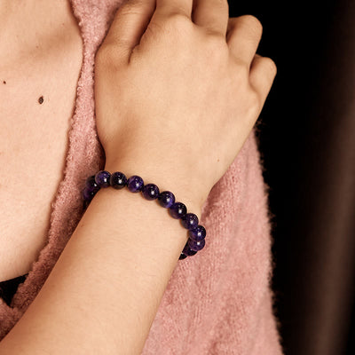 Foviel Purple Tiger Eye Creativity Bracelet
