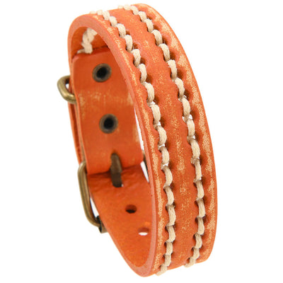 Foviel Vintage Leder verstellbare Schnalle stärken Armband