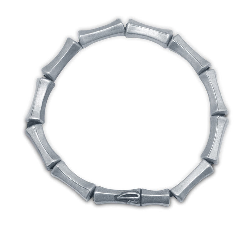 Foviel Bamboo Pattern Alloy Strength Bracelet
