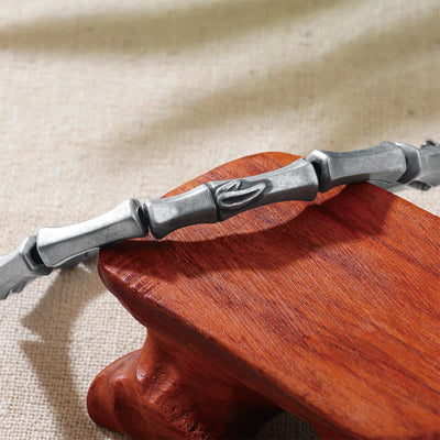Foviel Bamboo Pattern Alloy Strength Bracelet