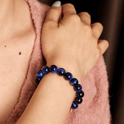 Foviel Blue Tiger Eye Balance Bracelet
