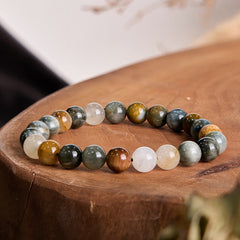 Foviel Natural Eagle's Eye Stone Confidence Positive Bracelet