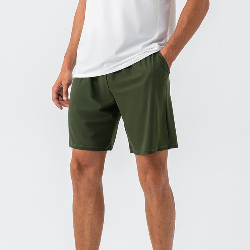 Buddha Stones Men's Casual Breathable Loose Nylon Quick Dry Sports Shorts With Pockets - image 22