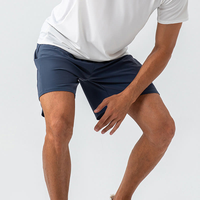 Buddha Stones Men's Casual Breathable Loose Nylon Quick Dry Sports Shorts With Pockets - image 16