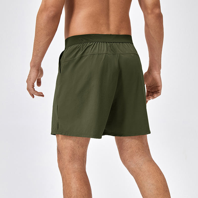 Buddha Stones Men's Casual Loose Nylon Quick Dry Sports Shorts With Pockets - image 15