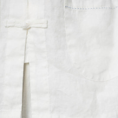 Buddha Stones Solid Color Frog-button Long Sleeve Linen Women's Shirts With Pockets - image 22