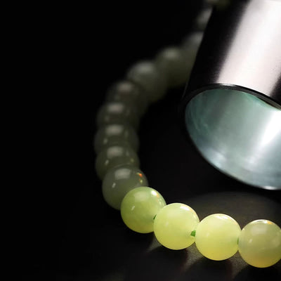 Foviel Natürliche Hetian-Jade Achat Kaninchen Kupfer Münze Glück Armband
