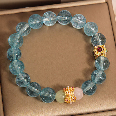 Bracelet de communication en cyanite naturelle Foviel