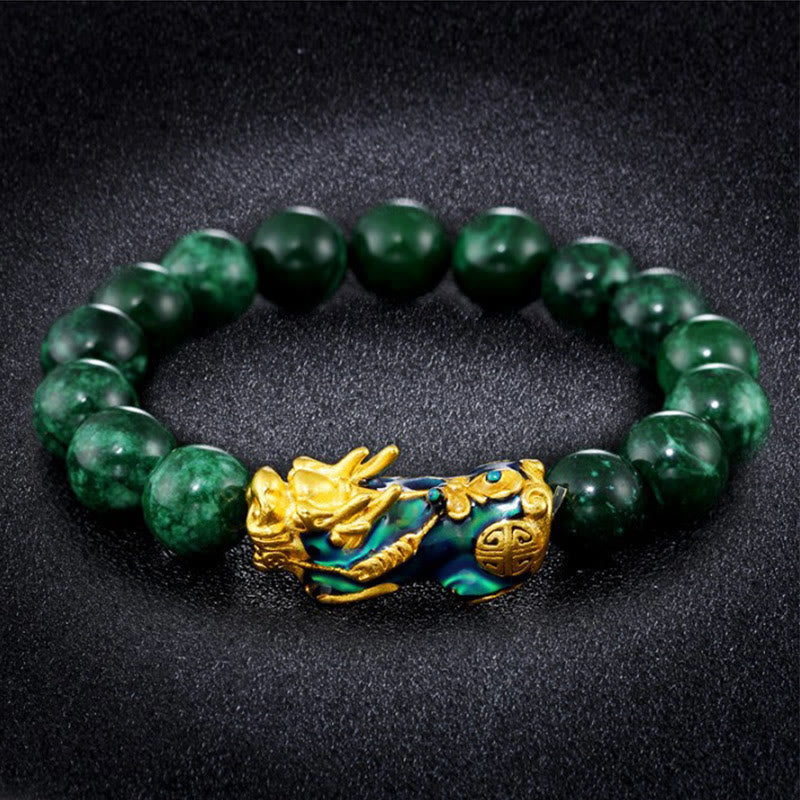 Bracelet de protection en jade PiXiu Feng Shui Foviel