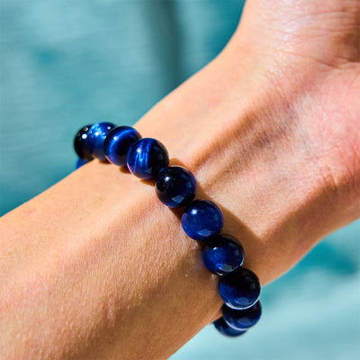 Foviel Blau Tiger Augenschutz Armband
