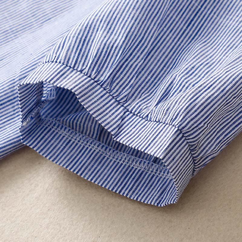 Chemise décontractée pour femme Foviel à fleurs brodées style bohème et col en V avec manches mi-longues