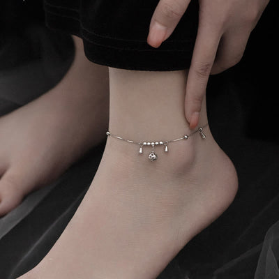 Foviel 925 Sterling Silber Antiquity Bell Schutz-Klebegriff