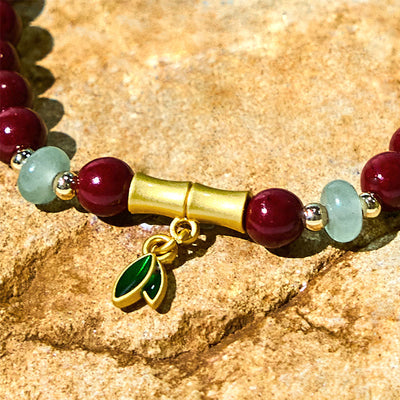 Foviel Cinnabar Bamboo Concentration Bracelet
