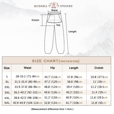 Foviel Casual Solid Color Drawstring Linen Men's Pants With Pockets