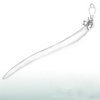 Foviel Silver Tassel Green Sandalwood Soothing Hairpin