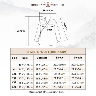 Chemise veste pour homme Foviel de style Tang, couleur unie, demi-boutons brandebourgs, en coton et lin