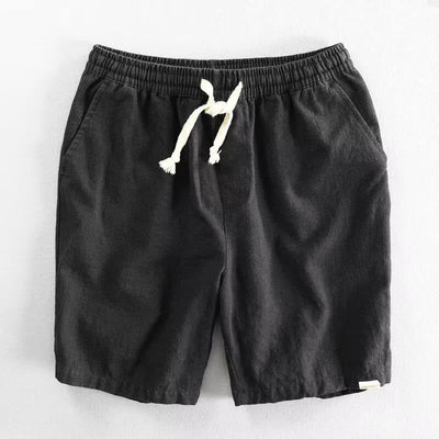Buddha Stones Drawstring Elastic Waist Men's Shorts With Pockets - Black - US/UK/AU40，EU50 (3XL) - image 3